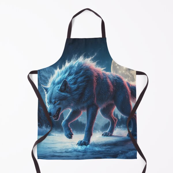 Item preview, Moonlight Wolf - Winter Beast Art designed and sold by Lucid Dream Pixel.