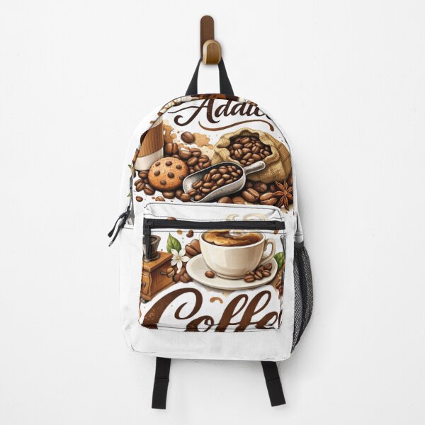 Item preview, Coffee Addict Aesthetic Design | Cute Coffee Lover Typography Art | Minimal White Background Coffee Illustration designed and sold by Sanika arts .
