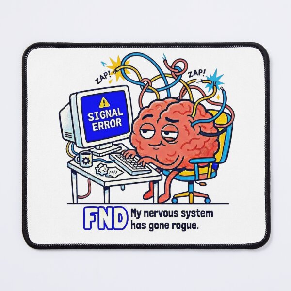 Item preview, FND Awareness Funny Brain Error Glitch designed and sold by MiowandMolly.