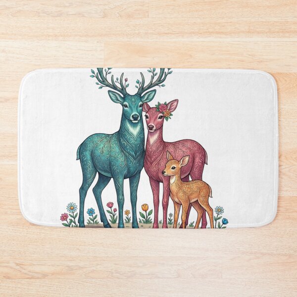 Item preview, Deer family designed and sold by PP&RAINBOW SHOP.
