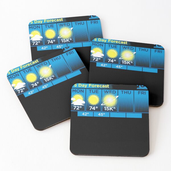 Item preview, ALDERAAN 5 DAY FORECAST  designed and sold by Manish Pawar.