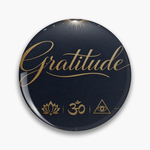 Item preview, Heartfelt Gratitude - Gold and Navy Spiritual Geometry designed and sold by Zenith-Soul.