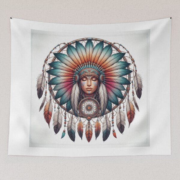 Item preview, Native American Dreamcatcher #2 designed and sold by Paragon-Art.