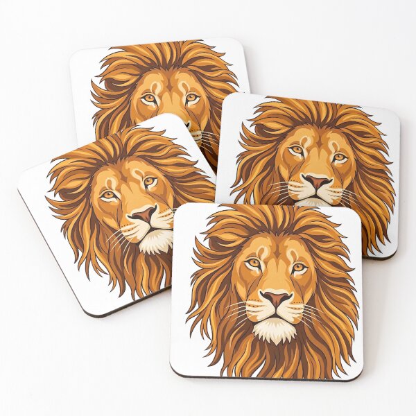 Item preview, Lion's head close up illustration designed and sold by TDArtShop.
