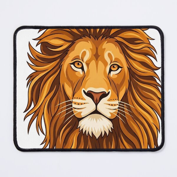 Item preview, Lion's head close up illustration designed and sold by TDArtShop.