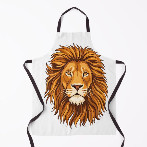 Item preview, Lion's head close up illustration designed and sold by TDArtShop.