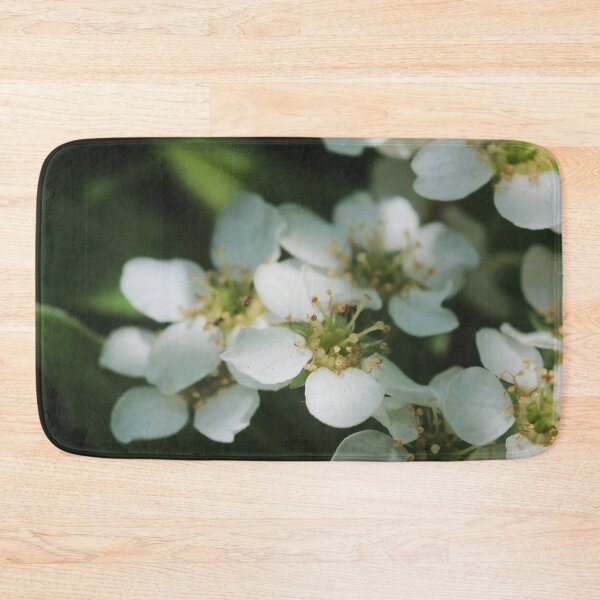Item preview, Minimalist White Blossoms Macro Print designed and sold by vikko-art.