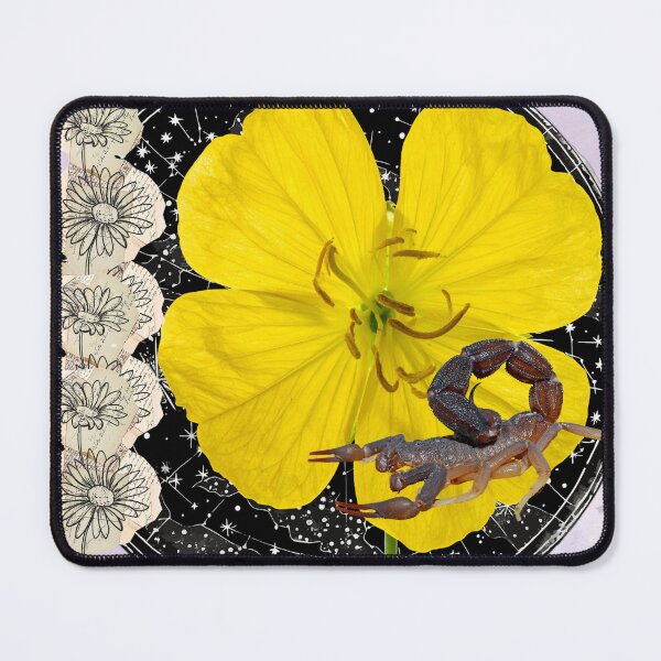Item preview, Scorpio Season Celestial Floral Collage Art  designed and sold by AnimaliaStar.