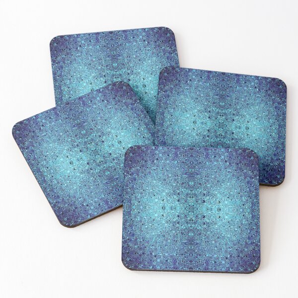 Item preview, Vintage Blue Glass mosaic designed and sold by Dana Du.
