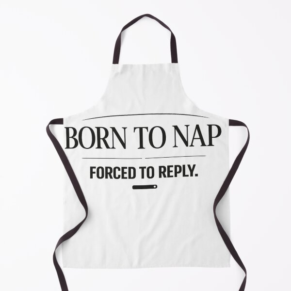Item preview, BORN TO NAP / FORCED TO REPLY Funny Minimalist Burnout Shirt designed and sold by POD DYNASTY | Original Print On Demand T-Shirt Graphics.