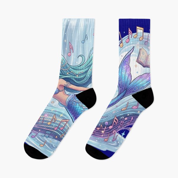 Item preview, Anime Mermaid Musical Waterfall Art designed and sold by WalterAdd.