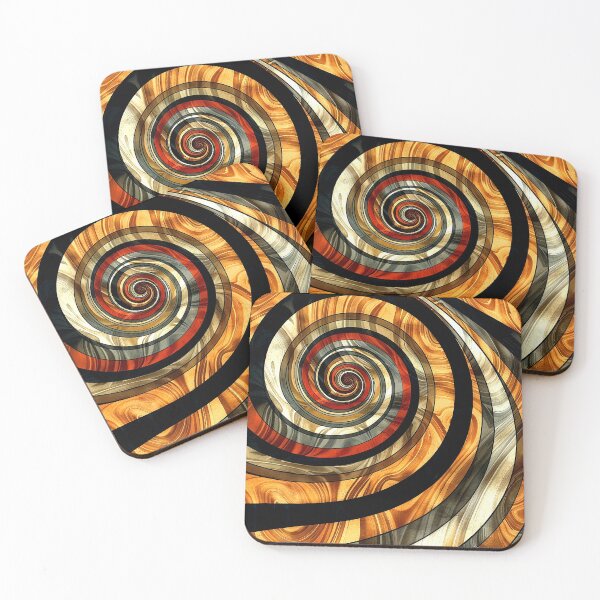 Item preview, Boho Caramel and Earth Tones Hues Swirling Abstract  designed and sold by DEC02.