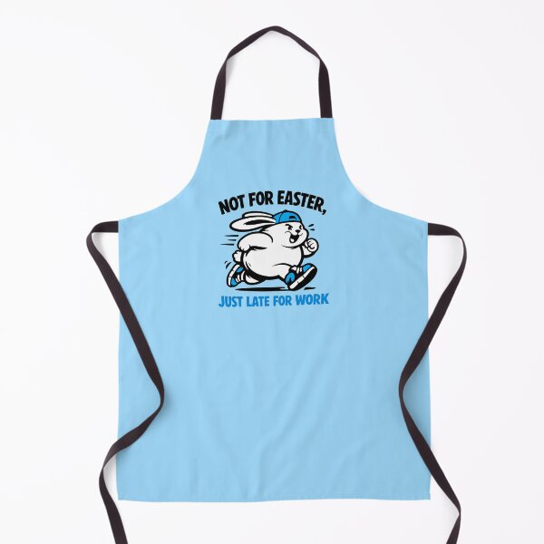 Item preview, Not For Easter Just Late For Work Funny Bunny Design designed and sold by Mikoff04-arts.