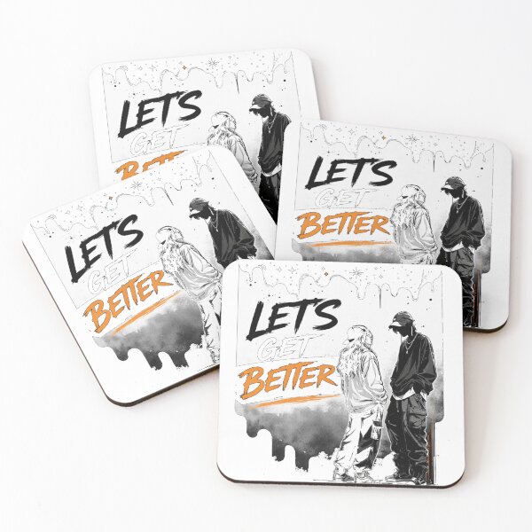 Item preview, Lets Get Better T-Shirts – Motivational Streetwear Graphic designed and sold by KDesignCrafts.