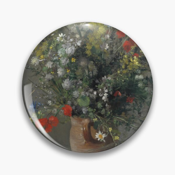 Item preview, Flowers in a Vase by Pierre-Auguste Renoir: Vintage Impressionist Floral Poster designed and sold by artofuniverse.