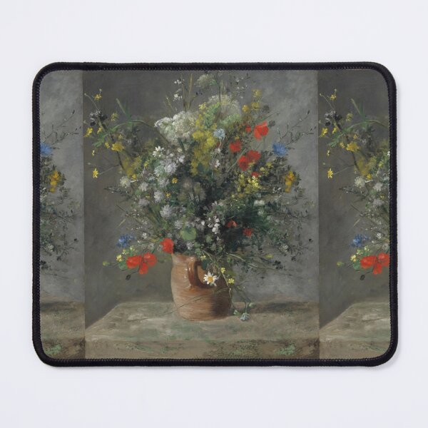 Item preview, Flowers in a Vase by Pierre-Auguste Renoir: Vintage Impressionist Floral Poster designed and sold by artofuniverse.
