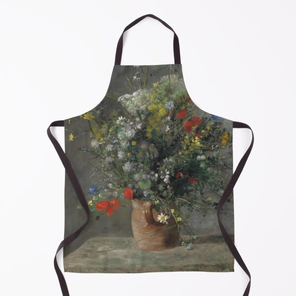 Item preview, Flowers in a Vase by Pierre-Auguste Renoir: Vintage Impressionist Floral Poster designed and sold by artofuniverse.