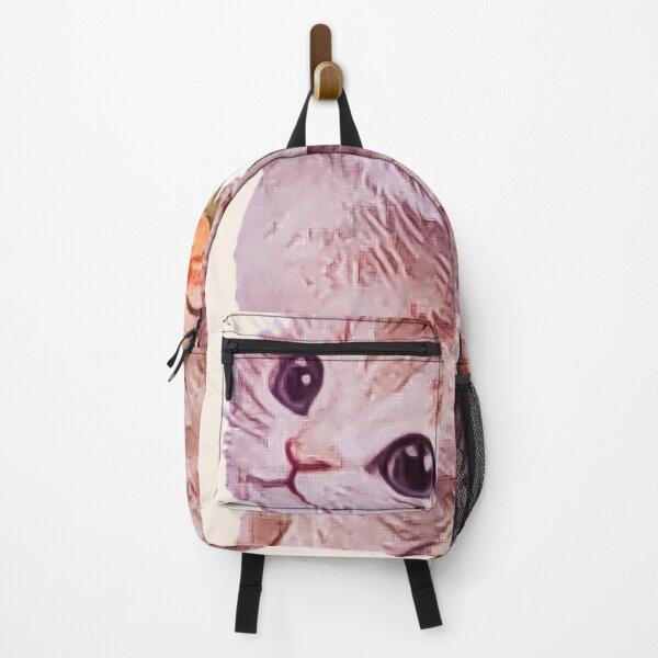 Item preview, Cute Gray Cat with Pink Bow | Soft Aesthetic Watercolor Illustration designed and sold by Tokraz-art.
