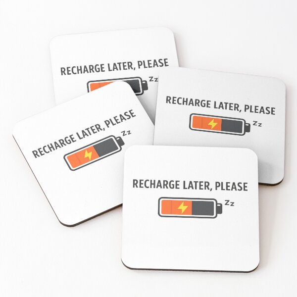 Item preview, Recharge Later, Please – Low Battery Mood designed and sold by Low Battery Society.