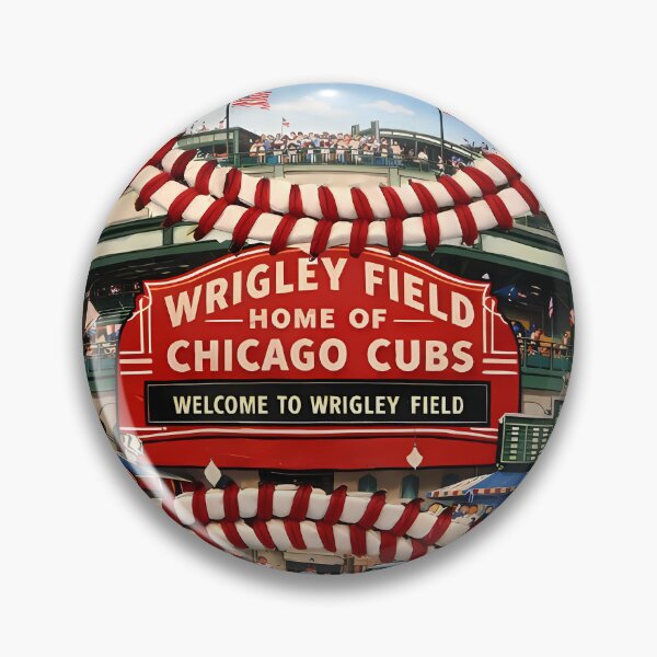 Item preview, Wrigley Field Baseball Art designed and sold by jpal74.