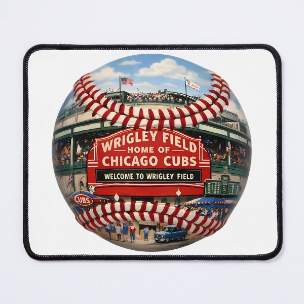 Item preview, Wrigley Field Baseball Art designed and sold by jpal74.