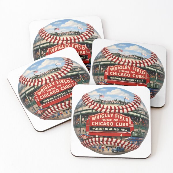 Item preview, Wrigley Field Baseball Art designed and sold by jpal74.