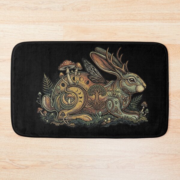 Item preview, Sacred Tree Crypto-Bunny - Dark Goblincore Easter Aesthetic designed and sold by MiaStyleStudio.