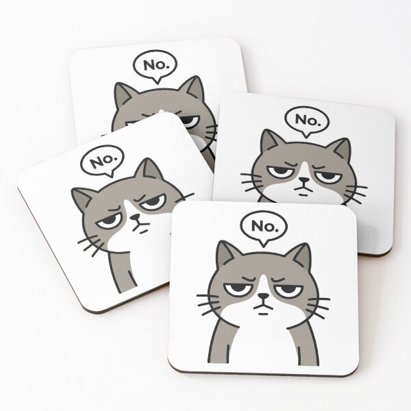 Item preview, Grumpy Cat Says No designed and sold by tigrootiger.