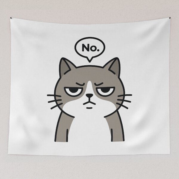 Item preview, Grumpy Cat Says No designed and sold by tigrootiger.