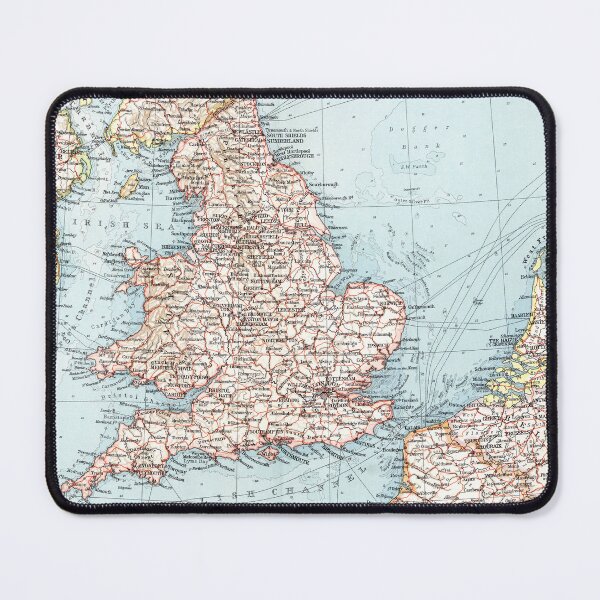 Item preview, British Isles 1900 Map designed and sold by colourfind.