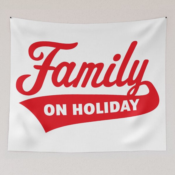 Item preview, Family On Holiday (Family Vacation / Red) designed and sold by MrFaulbaum.