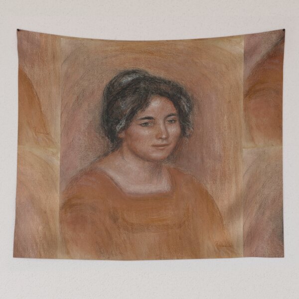 Item preview, Gabrielle by Pierre-Auguste Renoir: Impressionist Portrait Fine Art Print designed and sold by artofuniverse.