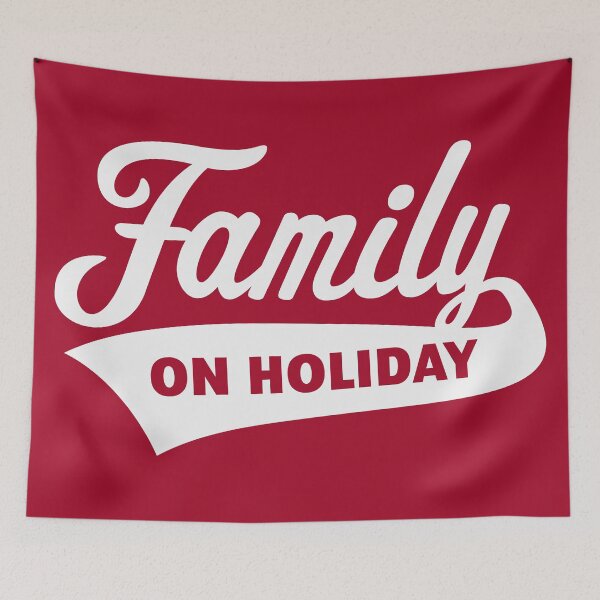 Item preview, Family On Holiday (Family Vacation / White) designed and sold by MrFaulbaum.