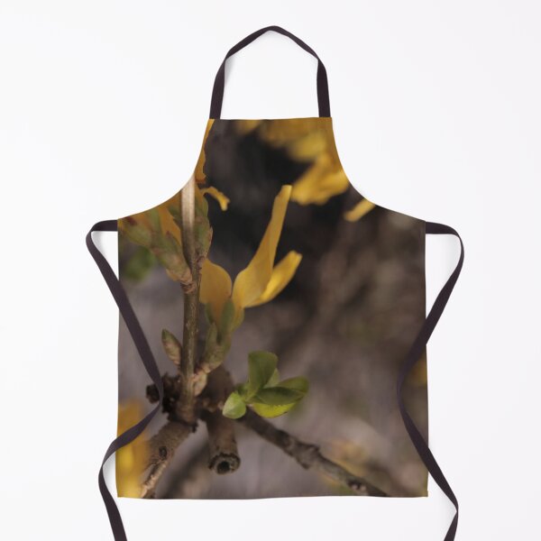 Item preview, Minimalist Spring Yellow Forsythia Blossoms Close-up designed and sold by vikko-art.