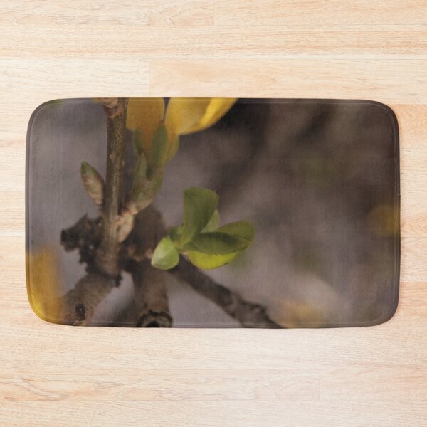 Item preview, Minimalist Spring Yellow Forsythia Blossoms Close-up designed and sold by vikko-art.