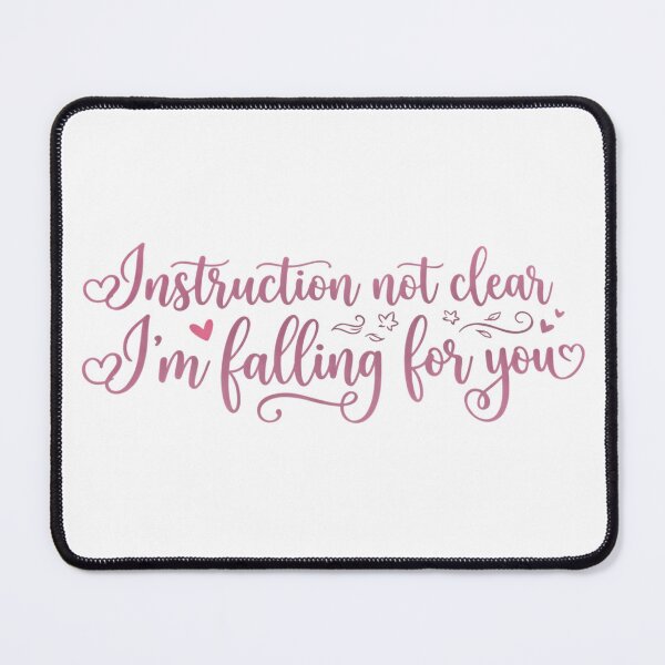 Item preview, instruction not clear, I'm falling for you designed and sold by Victorious-V.