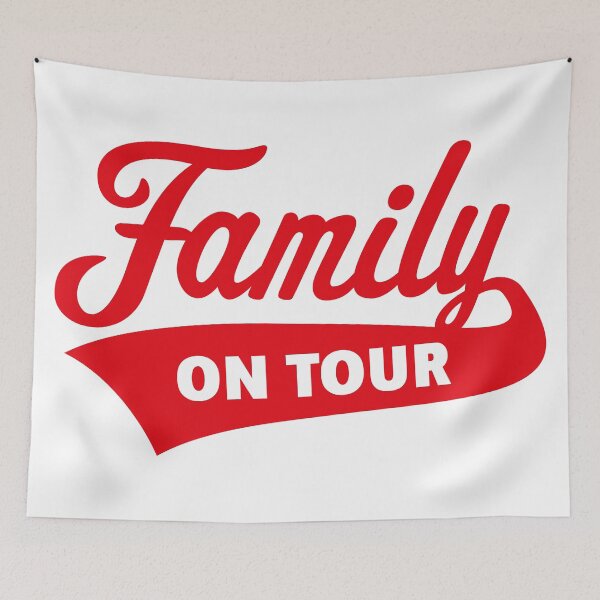 Item preview, Family On Tour (Family Vacation / Red) designed and sold by MrFaulbaum.