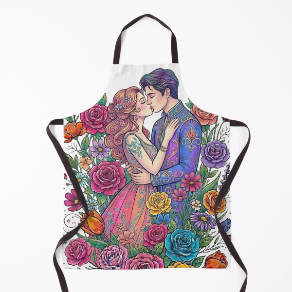Item preview, A couple with flowers. designed and sold by PP&RAINBOW SHOP.