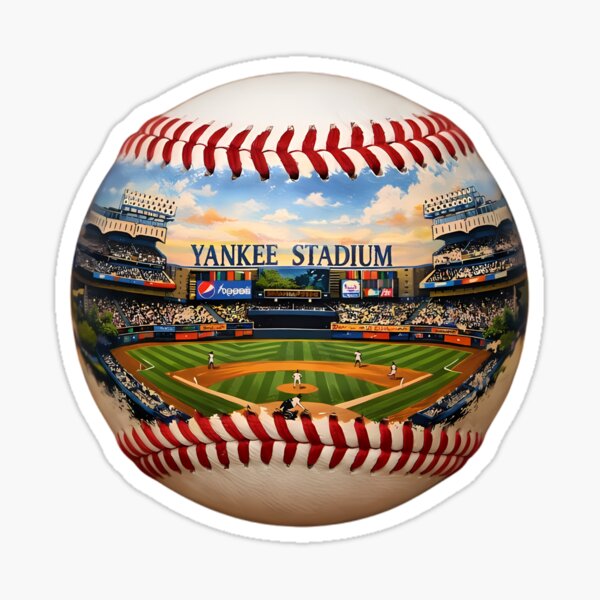 Yankee Stadium Art Sticker