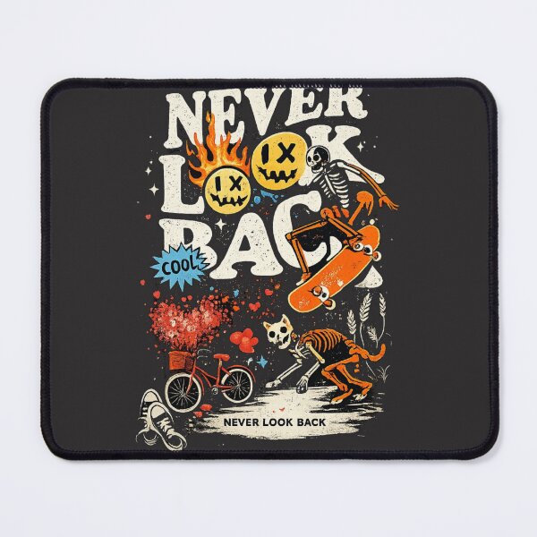 Item preview, Never Look Back T-Shirts – Skeleton Skate Streetwear Art designed and sold by KDesignCrafts.