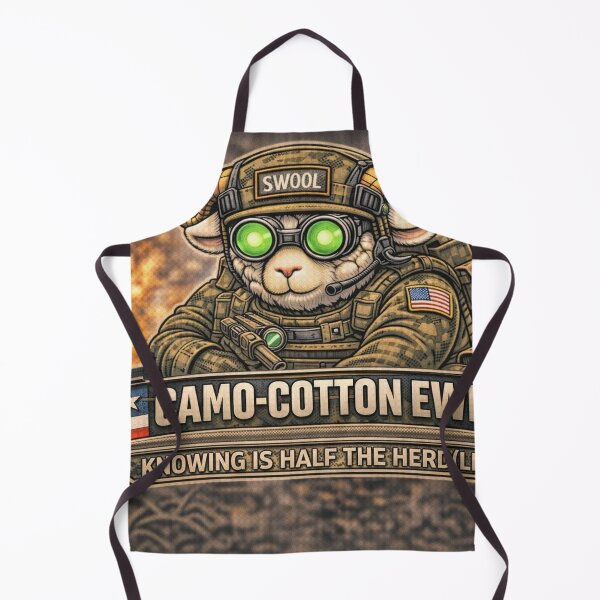 Item preview, Camo-Cotton Ewe – Sheep-I Joe Stealth Scout Parody designed and sold by Thpoar.