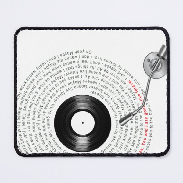 Item preview, LIVE FOREVER LYRICS ILLUSTRATIONS T-Shirt designed and sold by onjoudsamerek.