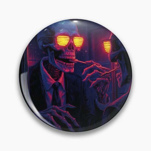 Item preview, Skull is brushing  designed and sold by Useless Abyssal Void Shop.