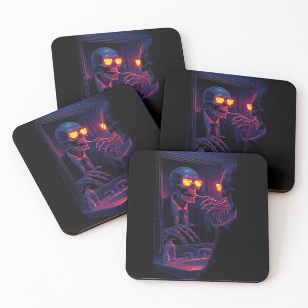 Item preview, Skull is brushing  designed and sold by Useless Abyssal Void Shop.