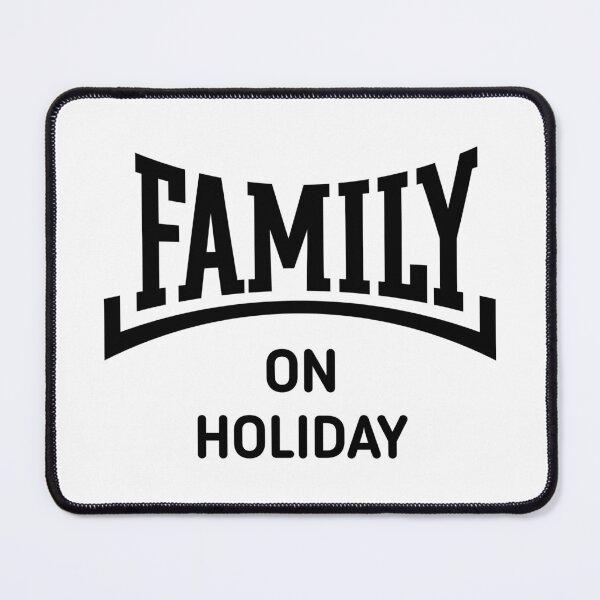 Item preview, Family On Holiday (Vacation / Concave / Black) designed and sold by MrFaulbaum.