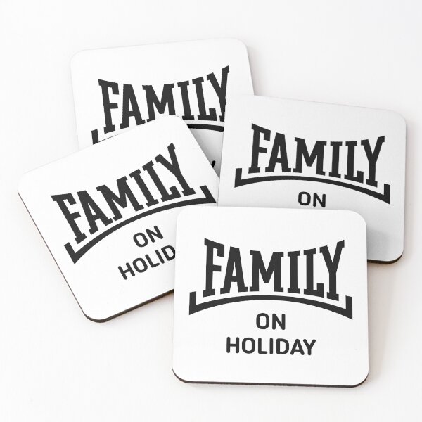 Item preview, Family On Holiday (Vacation / Concave / Black) designed and sold by MrFaulbaum.