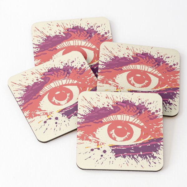 Item preview, Colorful Eye Stencil Abstract Art designed and sold by GAP90.
