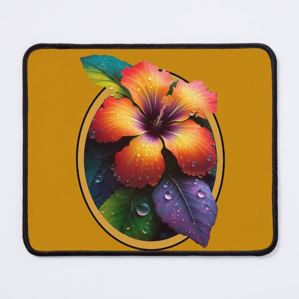 Item preview, Hibiscus Oval Breakout designed and sold by RWCarpenter.