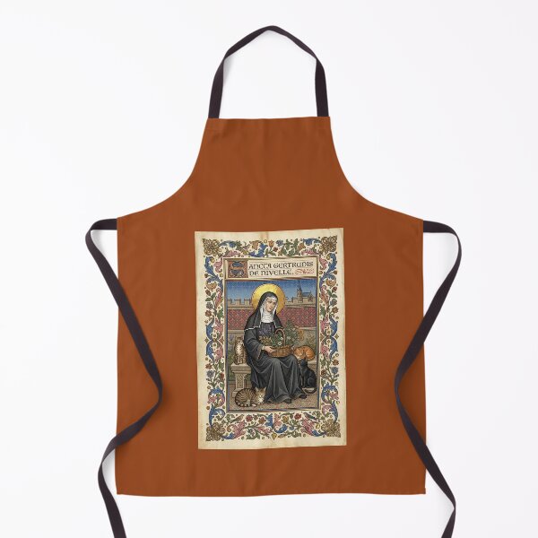 Item preview, Saint Gertrude of Nivelles with cats. designed and sold by Natalia-Vlad.