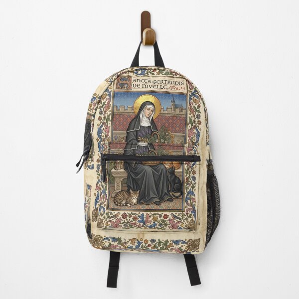 Item preview, Saint Gertrude of Nivelles with cats. designed and sold by Natalia-Vlad.